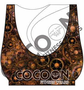 Ensemble de yoga brossé color block pour femme, haut dos nageur et pantalon large, deux pièces, vêtements de sport et fitness haut de gamme en maille respirante - Product Image 5