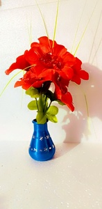 Florero de mesa de aluminio de lujo moderno hecho a mano maceta de Metal de estilo de granja Europea Bohemia para decoración del hogar - Product Image 6