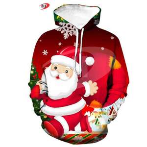 Sweat-shirts à capuche entièrement imprimés par sublimation, nouveau design 2026, meilleure qualité, 100% polyester, designs personnalisés pour hommes - Product Image 2