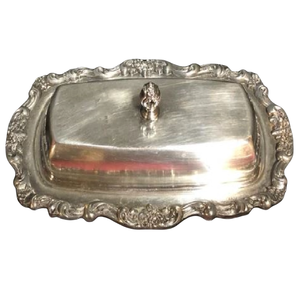 Plato de mantequilla de acero inoxidable de la mejor calidad para el hogar y la cocina Vajilla Plato de mantequilla de metal de la India - Product Image 1