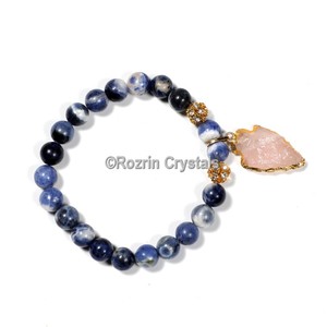 Buy Online Lapis Lazuli With arrow Bracelet : Lapis Lazuli With arrow Bracelet For Sale - Product Image 1