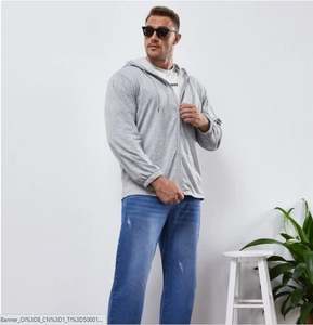 High Quality <b>Zip</b>-<b>Up</b> Hoodie Sweatshirts Unisex Luxury Sport Hip Hop Print Waterproof Casual Style Long Length High Quality OEM - Product Image 2