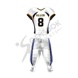 2022ที่มีคุณภาพสูงอเมริกันฟุตบอลเครื่องแบบการออกแบบใหม่อเมริกันฟุตบอลเครื่องแบบผู้ชายอเมริกันฟุตบอลเครื่องแบบ - Product Image 6