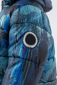 Wholesale KEVEN IMPEX Custom <b>Men</b> Puffer Jacket Reversible Breathable Eco-Friendly Windproof Casual Stand Front Soft 100% Silk - Product Image 4