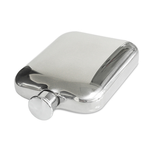 Gourde rectangulaire en acier inoxydable 304, étanche, portable, pour whisky, design minimaliste, logo personnalisé, 6 oz, gourde de randonnée - Product Image 2