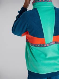 Hot Selling Brand New Design Polyester Cotton Half Button Closure <b>Men</b> <b>Jackets</b> Wholesale <b>Sherpa</b> Fleece Polar Fleece Coats For <b>Men</b> - Product Image 2