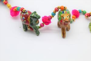 Handmade Clay Camel Pompom <b>Beaded</b> <b>Door</b> Strings Wall Hangings Wholesale Christmas Decorations From India - Product Image 2