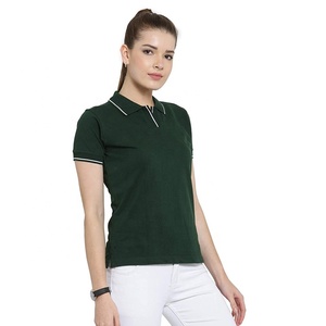 Polos pour femmes Crop Style court corps dames Polo T-shirts haute Performance jeunes filles à manches courtes chemise personnalisée - Product Image 4