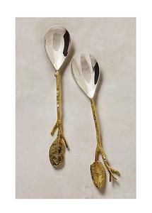 Ensemble de couverts en laiton et acier inoxydable, design moderne, taille personnalisée, pour hôtels et restaurants. - Product Image 5