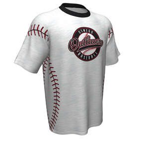 100% polyester sublimation printing and embroidered custom fan promotional embroidery baseball jerseys - Product Image 1
