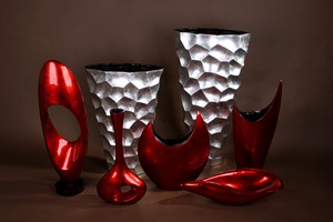 Jarrones de bambú lacados, respetuosos con el medio ambiente, florero de bambú, más vendido en Vietnam - Product Image 3