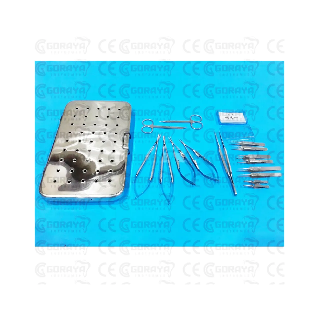 HOT SALE GORAYA GERMAN Micro Hand Surgery Instruments Set Micro Surgery Surgical instruments CE ISO APPROVED