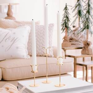 KSN hecho a mano Metal 8/10/12 pulgadas hierro acero candelabros flor linternas vela tarros decoración del hogar para fiestas de Pascua caja - Product Image 1