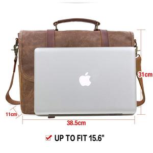 Bolso de Cuero Genuino para Portátil, Diseño Vintage Único, de Alta Demanda, Bolso Mensajero, Portafolio, Bolso Ejecutivo para Hombre - Product Image 6