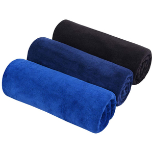 Best Selling Top Quality Wholesale <b>Towels</b> 100% Cotton Blue and <b>Black</b> <b>Towels</b> Best for Cricket Horse Riding Hiking Cycling & More - Product Image 1