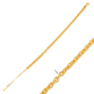 Bracelet uni coloré en argent Sterling 925, chaîne à maillons tendance, bijoux de haute qualité, fait à la main, vente en gros - Product Image 2