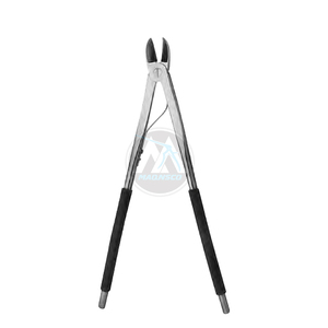 Vats nút Nắm kẹp-cong trái 11mm thuôn dài răng cưa hàm 5mm trục W/Ratchet 9 ''(23cm) làm việc Chiều dài thép không gỉ - Product Image 3