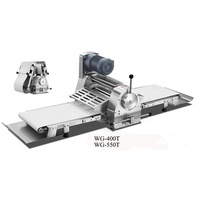 Laminoir à pâte de table entièrement automatique pour boulangerie, laminoir à pâte à croissants commercial