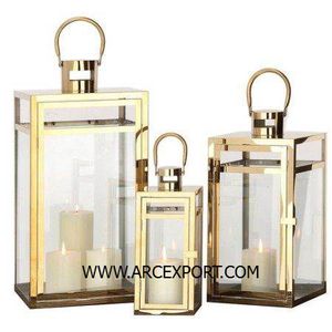 Linterna iluminadora Creative Metal White Power Coated Lantern Diseñador moderno Home Garden Linterna decorativa para los más vendidos - Product Image 6