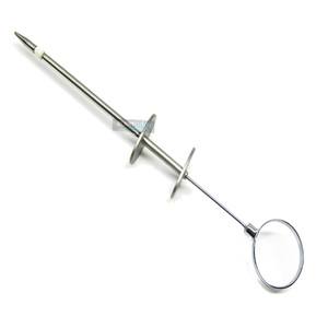 Instrumentos veterinarios de la mejor calidad al por mayor, instrumentos para tetinas, cortadora de tetinas, extractor de tumores, doble hoja de acero inoxidable - Product Image 3