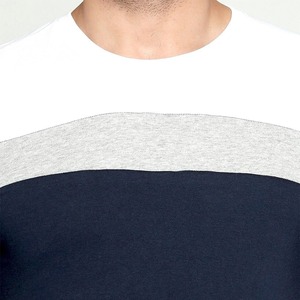 Prix de gros T-shirt à manches courtes de couleur unie pour hommes T-shirt surdimensionné et durable à impression numérique avec broderie personnalisée - Product Image 6