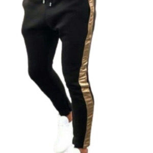 Nouvelle arrivée de survêtements de fitness personnalisés pour hommes pantalons imprimés à rayures latérales techniques de haute qualité - Product Image 4