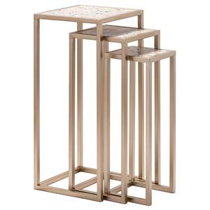 New Design Multipurpose Side <b>Table</b> <b>Set</b> of 3 Living Room Furniture with <b>Marble</b> Top Iron Frame for Home Bed Hotels Restaurants - Product Image 1