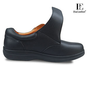 Diacomfort premium ortopedico in pelle sintetica Comfort diabetici scarpe ortopediche mediche - Product Image 6