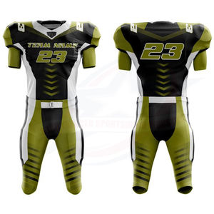 Uniformes de Fútbol Americano de Alta Calidad, Transpirables, 100% Poliéster, Talla XL Plus, Camisetas Estampadas con Patrones de Banderas y Números, Venta al Por Mayor - Product Image 5