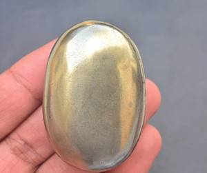 Piedra de Palma Dorada Apache de Alta Calidad, Gemas al por Mayor, Cristal Natural Opalescente, Decoración para Gafas - Product Image 1