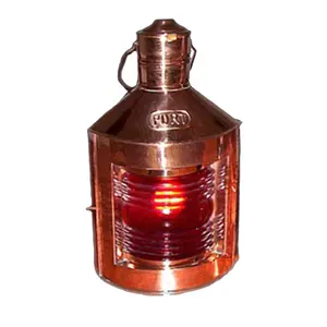 Fornitore all'ingrosso di lampade a olio per navi in rame marino Vintage con lanterna nautica classica