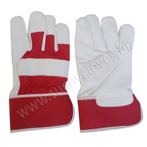 Guantes de trabajo de cuero, protectores de manos, venta al por mayor, por Sunny - Product Image 1
