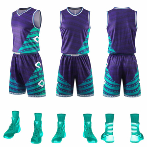 Conjunto de Camiseta de Baloncesto Azul Unisex, Sin Mangas, Cuello en V, Impresión Sublimada, Transpirable, de Secado Rápido, Poliéster, Correa Ajustable, Personalizable para Equipos - Product Image 6