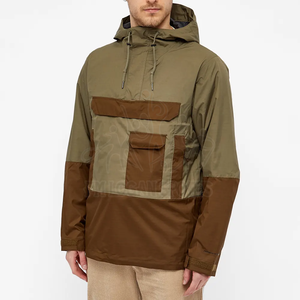 100% ไนลอนผู้ชายกันน้ำเสื้อกันลม Anorak แจ็คเก็ต - Product Image 4