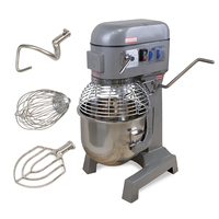 B20 5KG 20L Machine de mélangeurs de pâte en spirale planétaire électrique avec bol mélangeur et crochet de pâte pour une utilisation en boulangerie