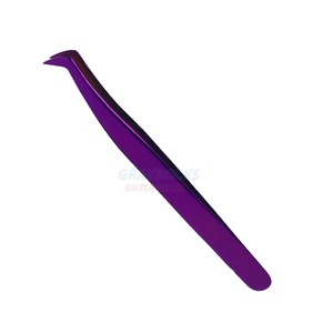 Pincettes d'extension de cils réutilisables de la meilleure qualité Instruments de beauté en acier inoxydable Pincettes à cils - Product Image 3
