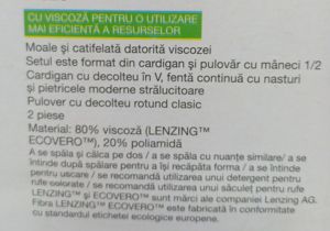 Excedentes de prendas de marca: Conjunto de suéter y jersey de punto con cuello en V y manga larga para mujer, stock de Bangladesh. - Product Image 4