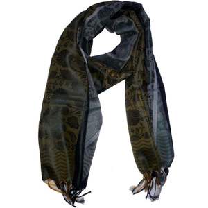 ผ้าพันคอผ้าขนสัตว์ผ้าแจ็คการ์ดอินเดีย - Product Image 4