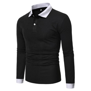 Polo de Golf de manga larga para hombre, camisetas personalizadas de talla grande que absorben la humedad, nueva moda de alta calidad, Polo de Golf para hombre, Hip Hop Importado - Product Image 6