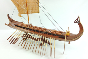 BIREME Bateau d'artisanat en bois Accessoire de jouet gonflable pour enfants - Product Image 6