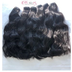 มัดผมเรมี่ผมคนแท้จากเวียดนามยังไม่ได้ผ่านการทำ100% เรียงตามธรรมชาติ - Product Image 1