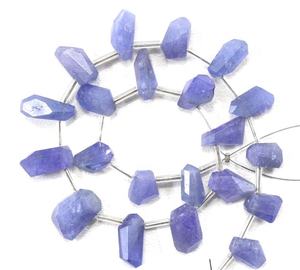 Gema Natural de tanzanita, 21 piezas, gemas azules facetadas, cuentas de pepitas, piedra de nacimiento de diciembre - Product Image 1
