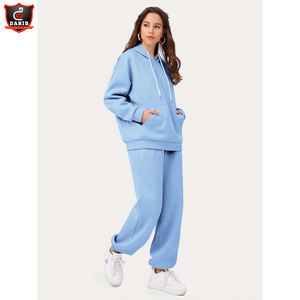 Chándal personalizado para mujer, conjunto de dos piezas, chándal 100% de algodón - Product Image 3