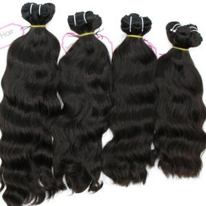 Mechones naturales ondulados de doble máquina, extensiones de cabello humano vietnamita de alta calidad, Remy virgen, precio al por mayor - Product Image 1