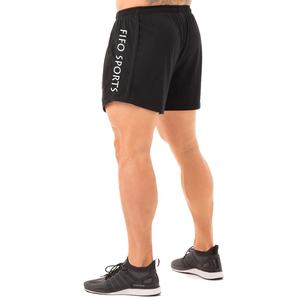 Men's Colorful Custom Logo Print Polyester Beach Shorts Versatile Knitted Jersey Anti-Wrinkle Black <b>Drawstring</b> for Casual - Product Image 3