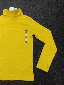 T-shirts décontractés à manches longues en coton à col roulé pour filles, coupe ajustée, pour l'extérieur, de haute qualité, avec étiquettes de marque, lot de stock du Bangladesh - Product Image 2