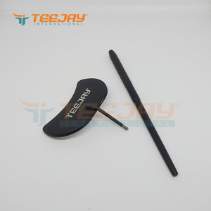 New Arrival Matte Black Powder Coated <b>Moon</b> cut Eyelash <b>Mirror</b> customized logo DHL FEDEX western union paypal - Product Image 5