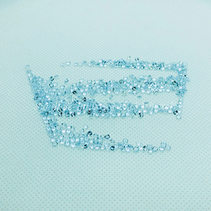 Topacio azul cielo natural de corte brillante redondo de 1mm, al por mayor precio de fábrica, piedras preciosas sueltas facetadas de alta calidad por pieza | IGI - Product Image 1