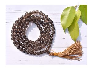 สโมคกี้ควอตซ์มาลา34นิ้วขนาด108ลูกปัด-8มิลลิเมตรหินคริสตัลธรรมชาติ - Product Image 6