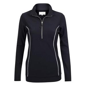 Maillot de sport pour femme, chemise 4 voies, extensible à manches longues, fermeture éclair pour équitation, vêtement d'équitation, sur mesure - Product Image 1